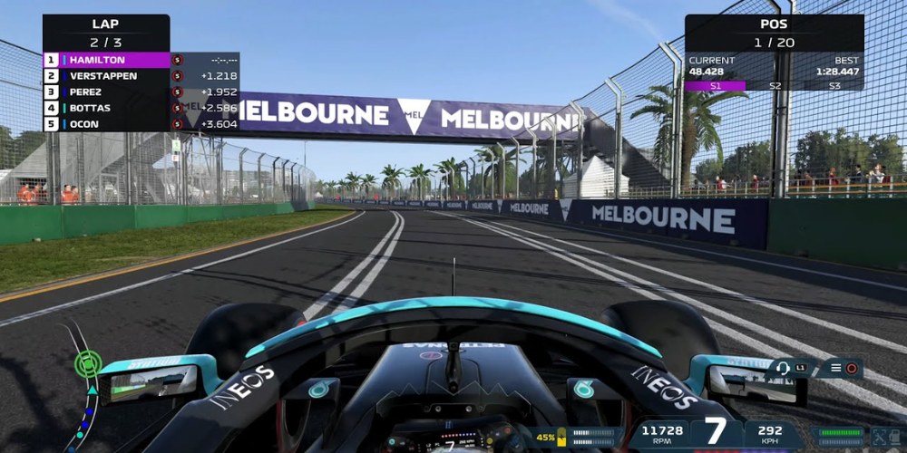 F1 2021 screen